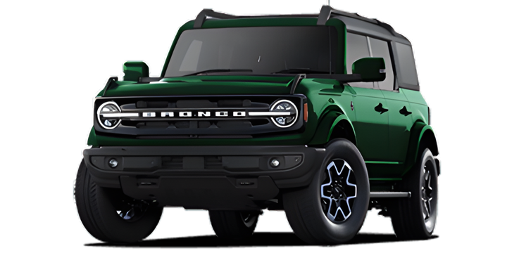 포드 브롱코 Eruption Green Metallic 외장 실차