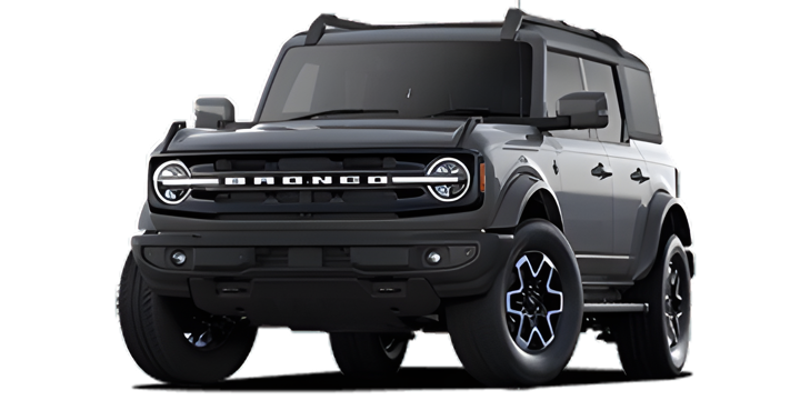 포드 브롱코 Carbonized Gray Metallic 외장 실차