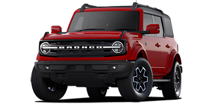 포드 브롱코 Race Red 외장 실차