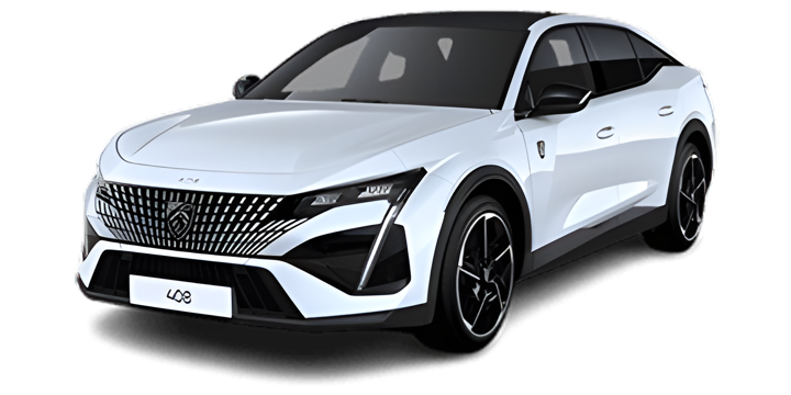 푸조 408 Okenite White 외장 실차